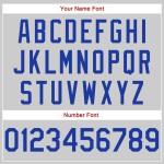 Baseball Grau Shirt Throwback Authentic Royal-Red Custom Jersey Rippstrick