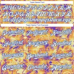 Weiß-Royal 3D Jersey Scratch Graffiti Benutzerdefinierte Authentische Muster Baseball