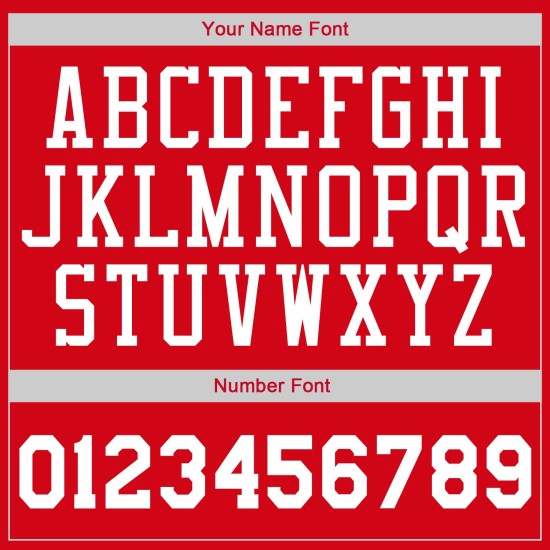 Jersey Baseball Weiß-Gold Throwback Rippstrick Authentic Custom Shirt Rot