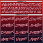 Jersey Custom Navy Baseball Rot-Weiß Authentic Fashion Fade Jersey Custom Navy Baseball Rot-Weiß Authentic Fashion Fade