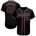 Baseball Custom Jersey Schwarz Authentic Schwarz-Orange Baseball Custom Jersey Schwarz Authentic Schwarz-Orange
