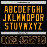 Baseball Schwarz-Gold Trikot Authentic Custom Schwarz