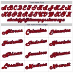 Benutzerdefiniertes rot-marineblaues Baseballtrikot, weiß, authentisch Benutzerdefiniertes rot-marineblaues Baseballtrikot, weiß, authentisch