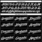 Baseball Schwarz Jersey Custom Weiß-Rot Ärmellos Authentisch Baseball Schwarz Jersey Custom Weiß-Rot Ärmellos Authentisch