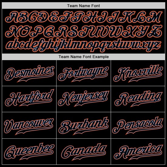 Baseball Custom Jersey Schwarz Authentic Schwarz-Orange Baseball Custom Jersey Schwarz Authentic Schwarz-Orange