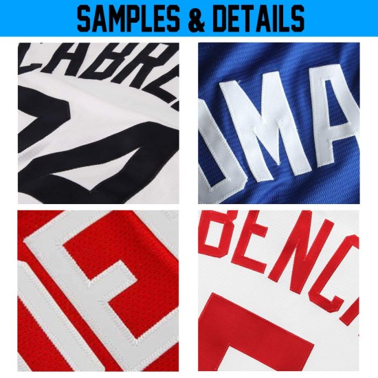 Jersey Weiß Navy-Teal Baseball Authentic Custom