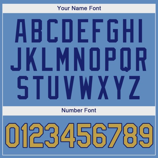 Baseball Blau Custom Jersey Old Light Gold-Royal Authentic