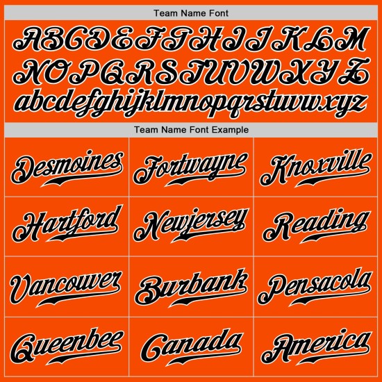 Split Fashion Custom Schwarz-Grau Authentic Jersey Orange Baseball Split Fashion Custom Schwarz-Grau Authentic Jersey Orange Baseball