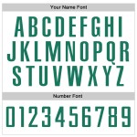 Grün-Grau Weiß Authentic Kelly Jersey Baseball Custom