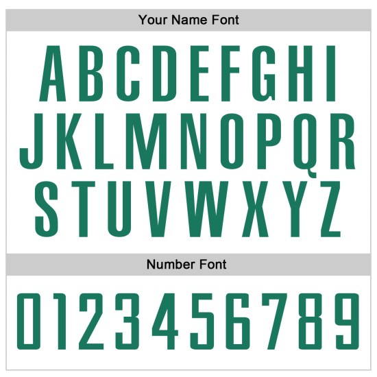 Grün-Grau Weiß Authentic Kelly Jersey Baseball Custom