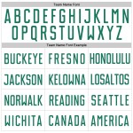 Grün-Grau Weiß Authentic Kelly Jersey Baseball Custom