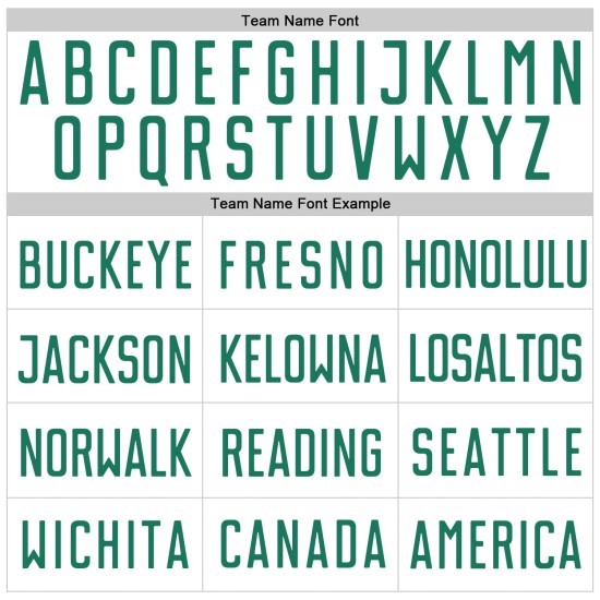 Grün-Grau Weiß Authentic Kelly Jersey Baseball Custom