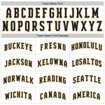 Jersey Authentic Baseball Weiß Custom Navy Navy-Gold Nadelstreifen