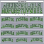 Grau Neon Jersey Authentic Custom Baseball Grün-Navy Fashion Drift Grau Neon Jersey Authentic Custom Baseball Grün-Navy Fashion Drift