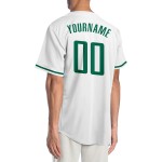 Grün-Grau Weiß Authentic Kelly Jersey Baseball Custom