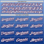 Baseball Authentic Weiß-Royal Light Jersey Fashion Custom Blue Fade Baseball Authentic Weiß-Royal Light Jersey Fashion Custom Blue Fade