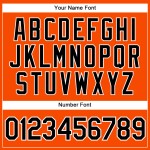 Schwarz-Weiß Custom Orange Authentic Baseball Ärmelloses Trikot Schwarz-Weiß Custom Orange Authentic Baseball Ärmelloses Trikot