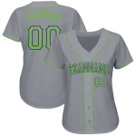 Grau Neon Jersey Authentic Custom Baseball Grün-Navy Fashion Drift Grau Neon Jersey Authentic Custom Baseball Grün-Navy Fashion Drift